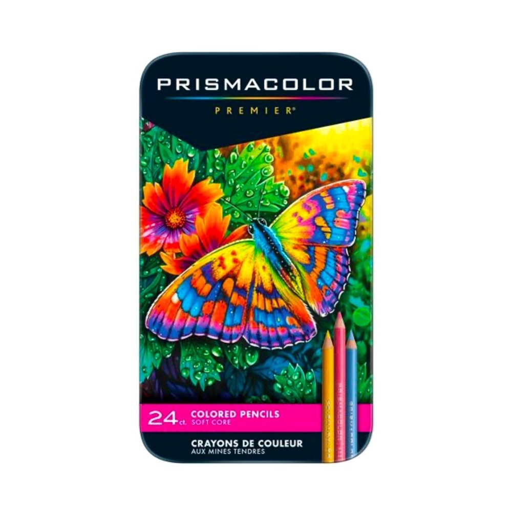 Prismacolor Premier 24 Ct. Colored Pencils Soft Core NEW!